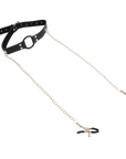 Breathable O-ring Gag with Nipple Clamps