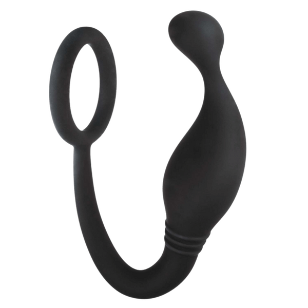Jet Horny - Prostate Plug with Love Ring - Black - K. P.