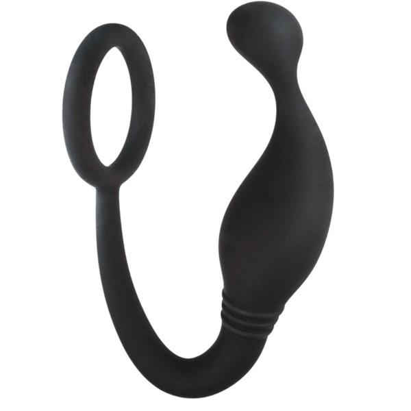 Jet Horny - Prostate Plug with Love Ring - 4.5" - Kinky Playhouse