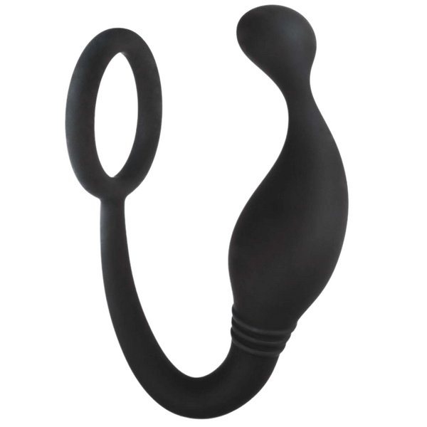 Prostate Plug with Love Ring - 4" - Kinky Playhouse