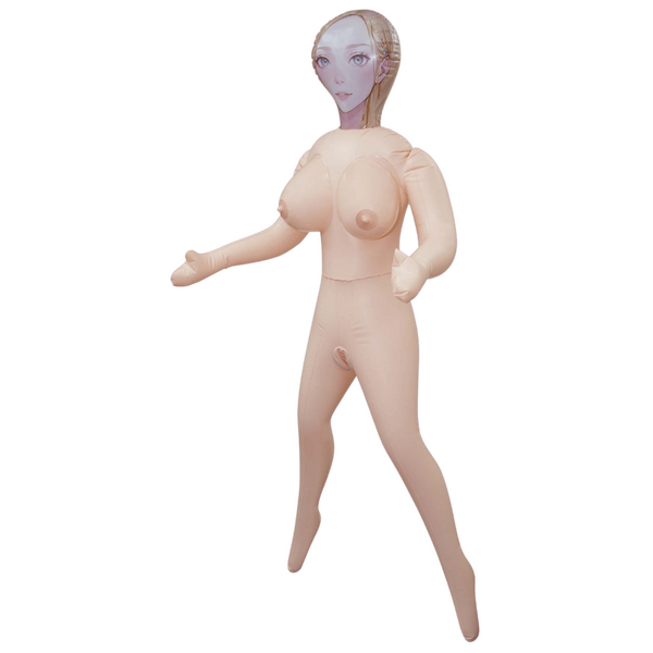 Hussy Inflatable Love Doll - Mittie Standing Position - Flesh - K. P.