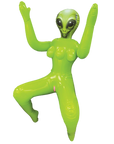 To Infinity - Inflatable 3-Breasted Alien Love Doll - Green - Kinky Playhouse