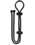 Jet Horny - Adjustable Cock Ring with Ball Strap - Black - Kinky Playhouse