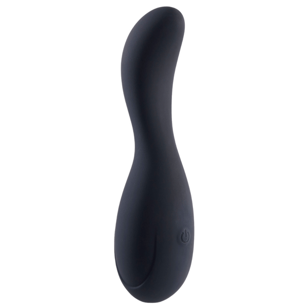 Deep Romance - Silicone Stimulator - Black - K. P.