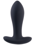 Deep Romance - Vibrating Butt Plug with T-Bar Base - Black - K. P.