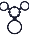 Triple Ring With Ball Stretcher - K. P.
