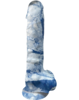 Rock Cocks - Zeus 7" Stone Coloured Dildo - Blue Effect - K. P.