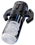 Thrusting & Rotating Male Masturbator - Turbo - Black/Clear - K. P.