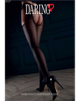 Satin Touch Suspender Tights O/S