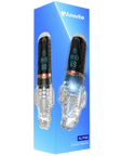 Alpha - Sucking & Vibrating Masturbator - Black/Clear