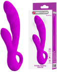 Silicone Powerful Vibrator - Budding - Purple