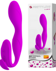 Silicone Dual Stimulator - Lust - Purple