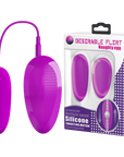Silicone Thrusting Motion Naughty Egg - Purple