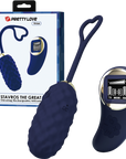 Stavros The Great - Remote Control Vibrating Love Egg - Vivian - Blue - K. P.