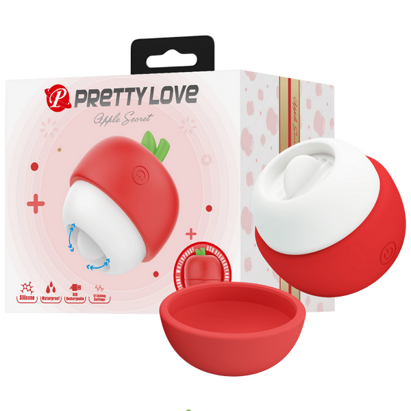 Rechargeable Clitoral Stimulator - Apple Secret - Multiple Colours - Kinky Playhouse