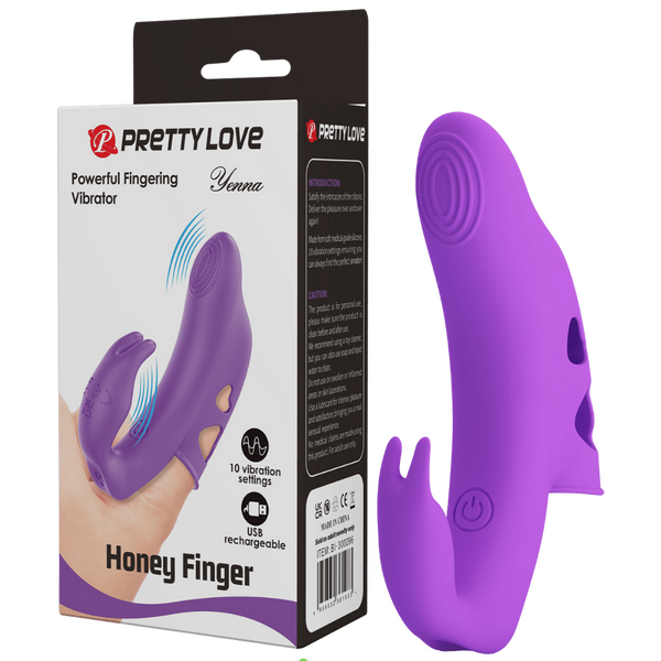 Honey Finger - Rechargeable Yenna - Purple - Kinky Playhouse