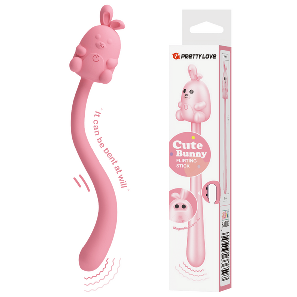 Cute Bunny Flirting Stick - Multiple Colours - Kinky Playhouse