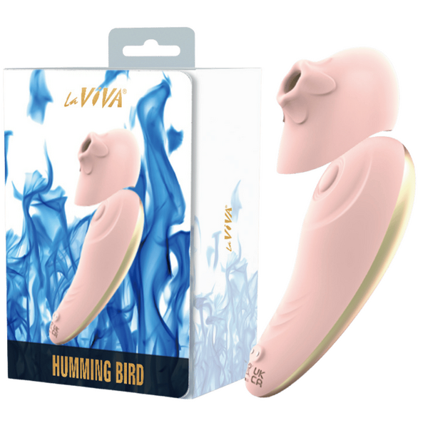 LaViva - Hummingbird Tapping/Vibrating Clitoral Stimulator - Pink - K. P.