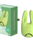 Kissen - Satyr Dual Orgasm Vibrator - Lime - K. P.