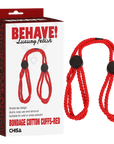 Bondage Cotton Cuffs