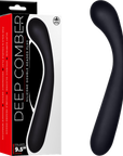 Deep Comber - Silicone Double Ended Plug - Black - K. P.