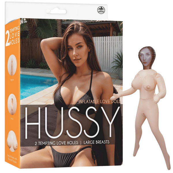 Hussy Inflatable Love Doll - Elise Standing Position - Flesh - K. P.