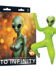 To Infinity - Inflatable 3-Breasted Alien Love Doll - Green - Kinky Playhouse