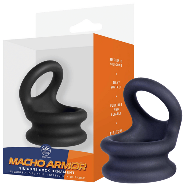 Macho Armor - Silicone Cock Ornament - Large - Multiple Colours - K. P.