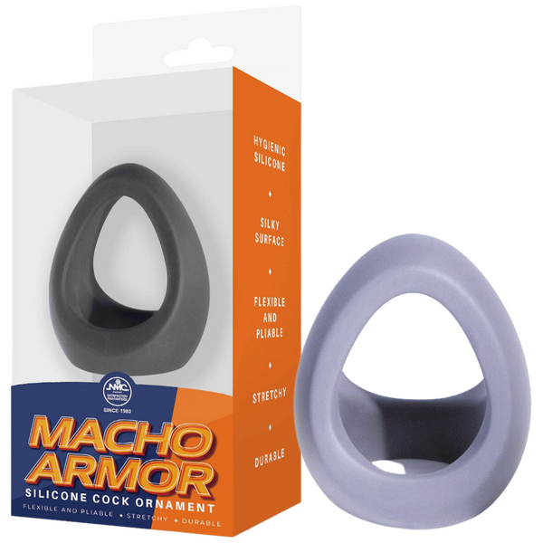 Macho Armor - Silicone Cock & Ball Ornament - Multiple Colours - K. P.
