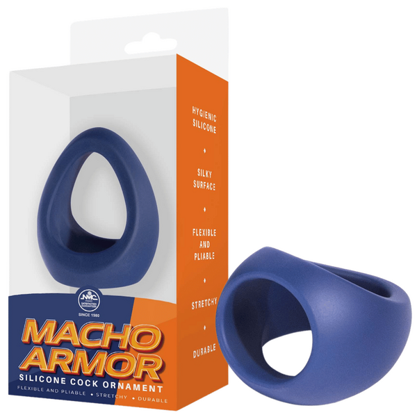 Macho Armor - Silicone Cock & Ball Ornament - Multiple Colours - K. P.