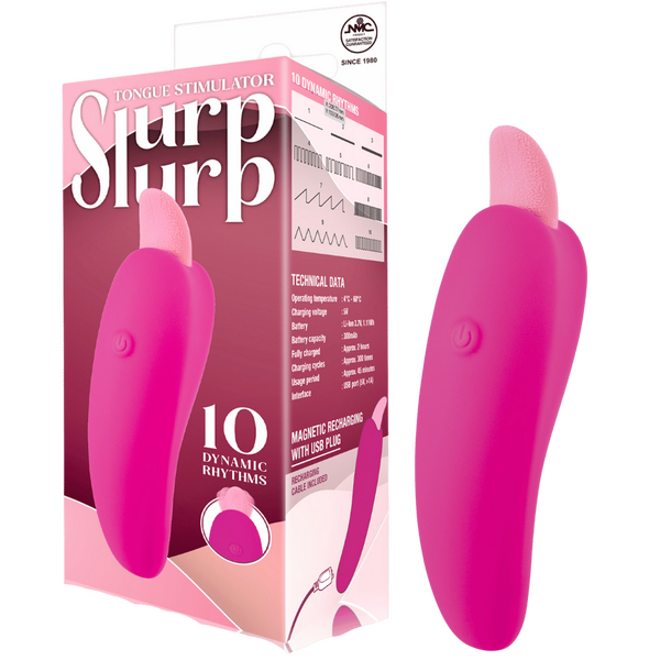 Slurp Slurp - Tongue Stimulator - Multiple Colours - Kinky Playhouse