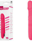 Trio Thruster - 3 in 1 Silicone Vibrator - Multiple Colours - K. P.