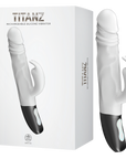 Titanz - Rotating Rabbit Rechargeable Silicone Vibrator - Multiple Colours - K. P.
