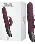 Titanz - Rotating Rabbit Rechargeable Silicone Vibrator - Multiple Colours - K. P.