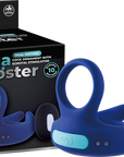 Dual Motor Cock Ornament with Scrotal Stimulator - Giga Booster - Multiple Colours - K. P.