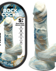 Rock Cocks - Atlas 5" Stone Effect Dildo - Multi-Coloured - K. P.