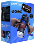Thrusting & Vibrating Male Masturbator - Game Cup - Black - K. P.