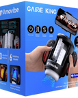 Vibrating & Rubbing Male Masturbator - Game King - Black - K. P.