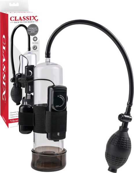 Classix - Vibrating Power Pump - Clear - K. P.