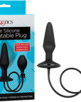 Silicone Inflatable Plug - Multiple Sizes - Black