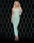 LAPDANCE Blue Horizon Maxi Dress