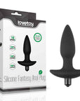 Anal Indulgence Collection Silicone Fantasy Anal Plug - Black