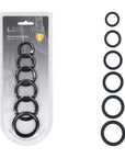 LEVELZ Classic Silicone Cock Ring Set of 6