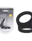 LEVELZ Double O Silicone Cock Ring - L - Black