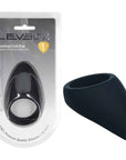 LEVELZ Teardrop Silicone Cock Ring - Black