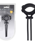 LEVELZ Wide Detachable Lasso Cock Ring - Black