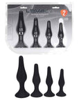 LEVELZ Slim Silicone Anal Plug Kit of 4