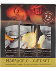 Edible Tropical Massage Oil Trio