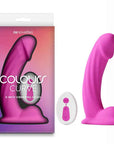 Colours Curve - Vibrating 6'' Dildo - Pink