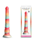 Colours Stacked - 9'' Dildo - Red/Gold